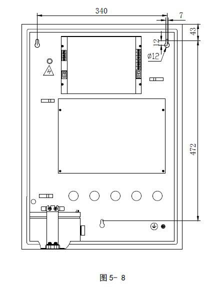 GST-QKP04、GST-QKP04/2氣體滅火控制器安裝示意圖